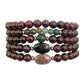 Garnet Stretch Bracelets