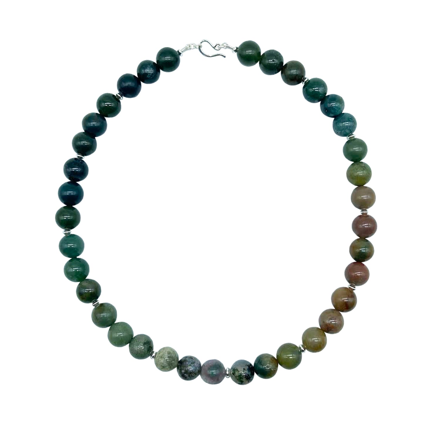 Chunky Jasper Beaded Necklace