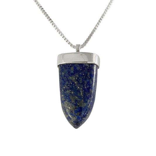 Lapis Shield Necklace