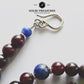 Garnet & Sodalite Beaded Necklace