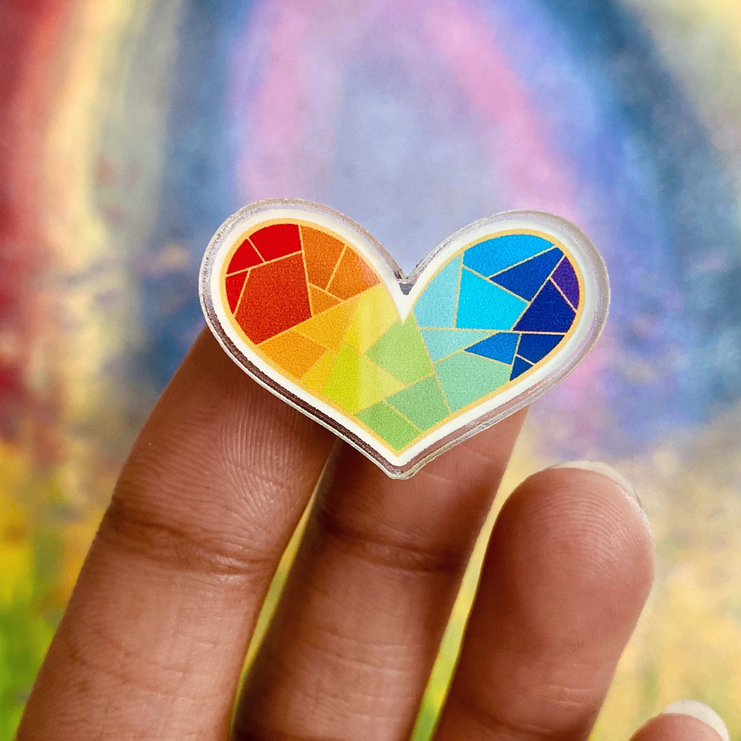 Pride Acrylic Pin